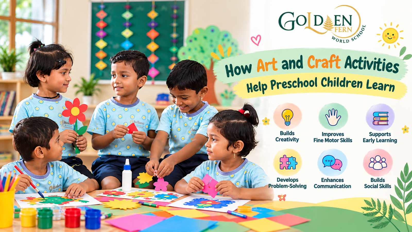 How Art and Craft Activities Help Preschool Children Learn